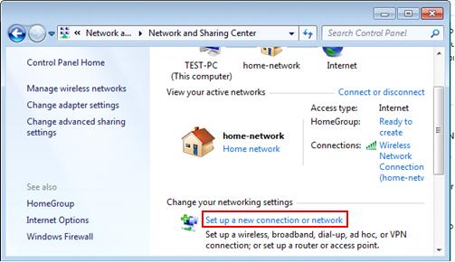 set up VPN client in Windows 7